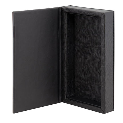 Trendy Black Leather-Style Bill Presenter | Securit 9