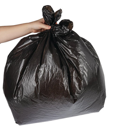Black Garbage Bags 70L / 10kg | Jantex | 200 Pieces 3