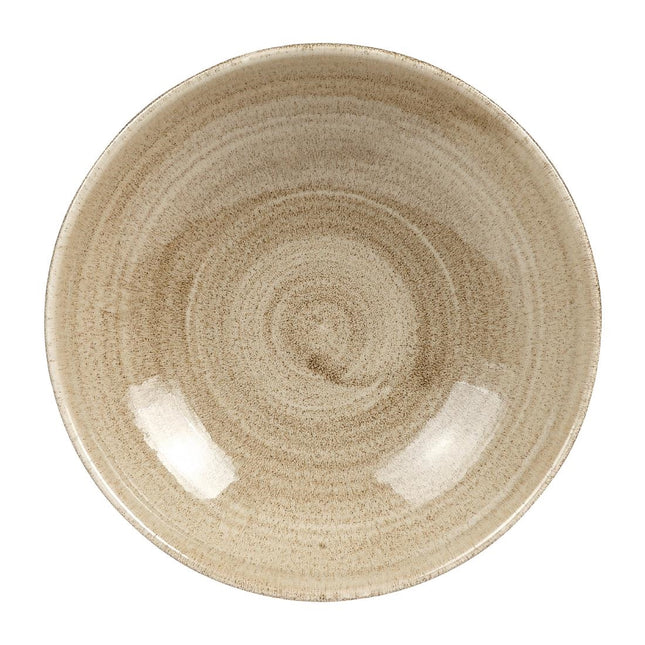 Stonecast Patina Antique Taupe Coupe Evolve Bowl 32.4cm | Churchill