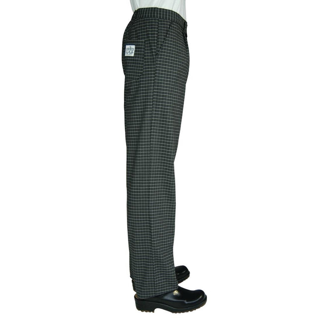 Chaud Devant Arezzo Grey Checked Chef Trousers 60
