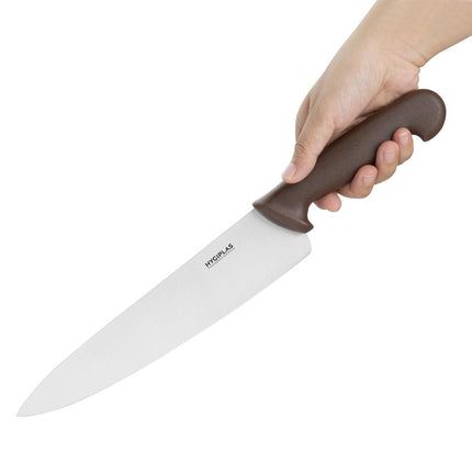 Chef's Knife Brown | Hygiplas | 25cm Stainless Steel Blade 2