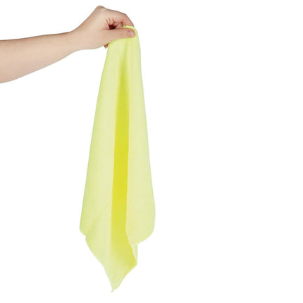 Highly Absorbent Yellow Microfiber Cleaning Cloths | Jantex | 5-Pack | 40x40 cm 5