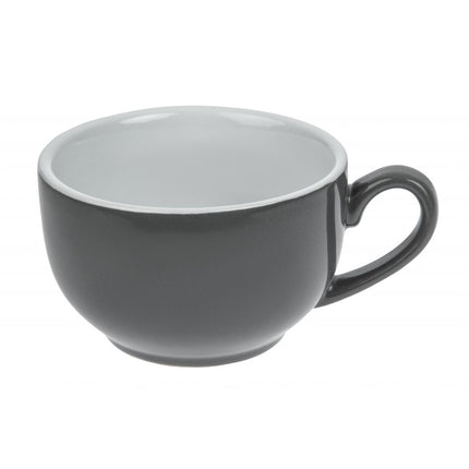 Olympia Café Coffee Cups Grey Porcelain 230ml 2