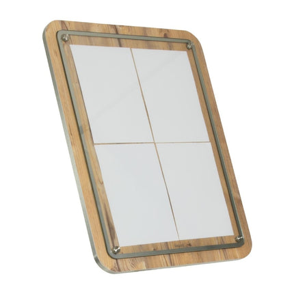 Wooden Wall Menu Holder 4xA4 | Securit