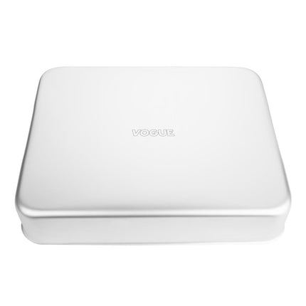 Extra Deep Aluminium Roasting Pan 100mm Depth with Integrated Handles | Vogue | 520mm 5