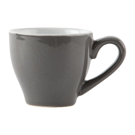 Porcelain Espresso Cups Grey 10cl | Olympia 3
