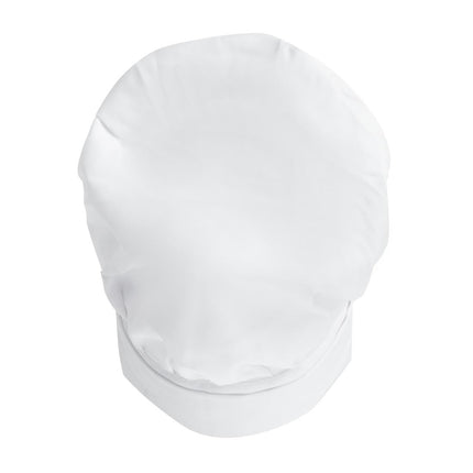 White Cotton Chef Hat L 5