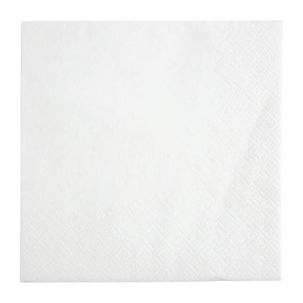 Recyclable White Cocktail Napkins 1/4 Fold | Fiesta | 240mm 2