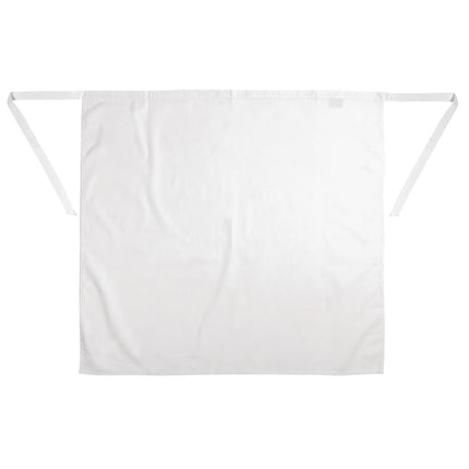 White Polyester-Cotton Standard Waist Apron 75x90cm | Whites 10