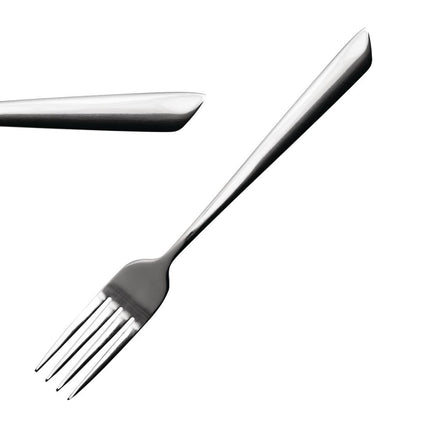 Dessert Forks Polished Stainless Steel | Comas Nice | 12 Pieces