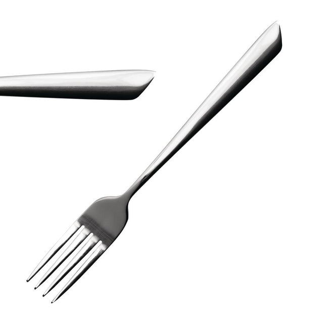 Dessert Forks Polished Stainless Steel | Comas Nice | 12 Pieces