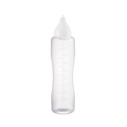 Transparent Anti-Drip Squeeze Bottle 1L with Measurement Marks | Araven