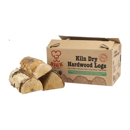 Kiln-Dried Hardwood Logs | Big K | 8kg