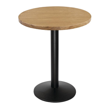 Pre-Drilled Round Tabletop Ash Veneer 600 mm | Bolero 5