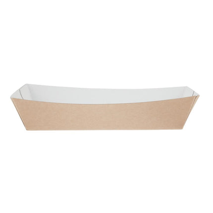 Large Compostable Kraft Food Trays 22cm | Colpac 2