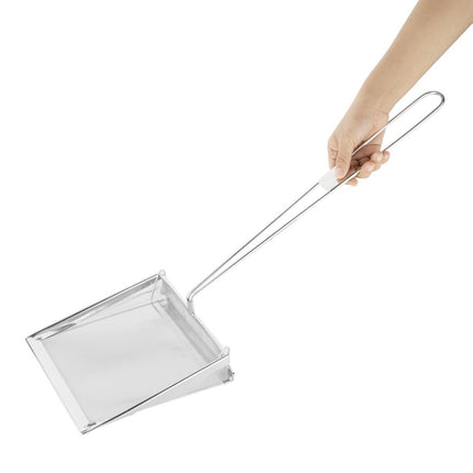 Square Stainless Steel Fat Skimming Spatula 8" | Vogue 2