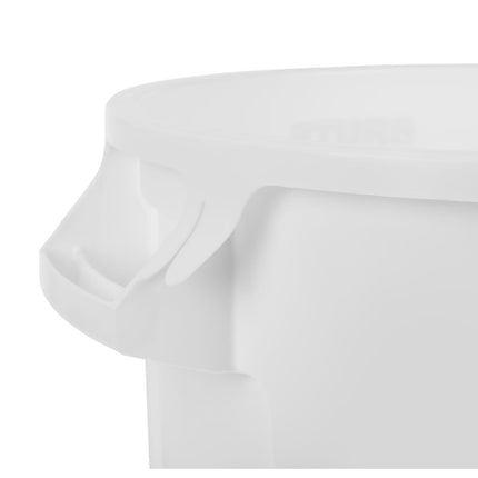 Rubbermaid Brute Round Container White 37.9L 5
