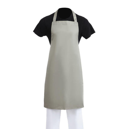 Polyester-Cotton Bib Apron Olive Green | Whites