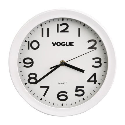 Kitchen Wall Clock 24cm White ABS | Vogue 7
