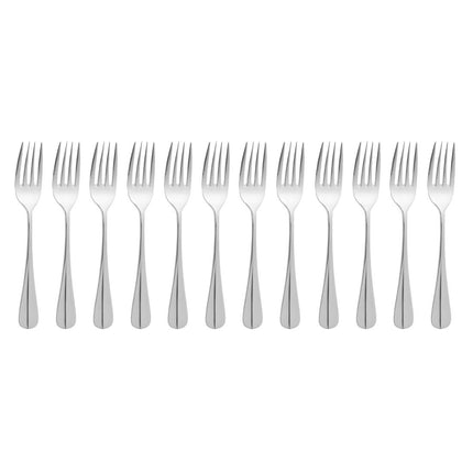 Table Forks Polished 18/0 Stainless Steel | Olympia Baguette | 12 Pieces 3