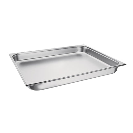 Stainless Steel GN 2/1 Container 65mm Depth | Vogue