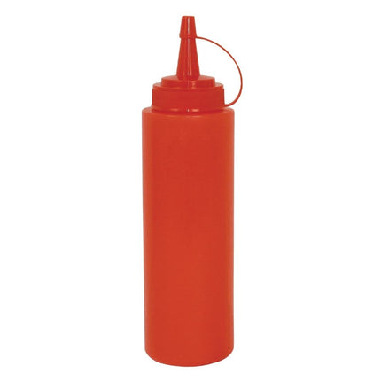 Vogue Red Portion Control Squeeze Bottle 680ml