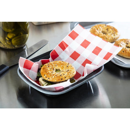 Red Gingham Greaseproof Paper 19x31cm | 200 Sheets 2