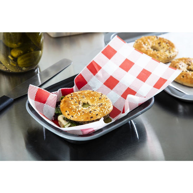 Red Gingham Greaseproof Paper 19x31cm | 200 Sheets 2