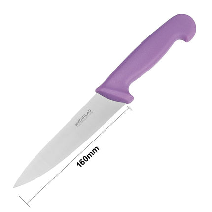 Chef's Knife Purple | Hygiplas | 16cm Stainless Steel Blade 5