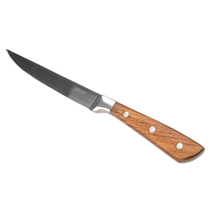 Steak Knives Montblanc 23cm with Wooden Handle | Comas Set of 6 3