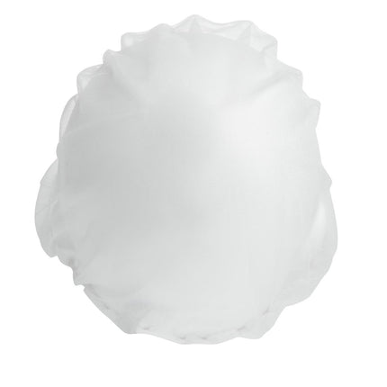 White Nylon Hairnet with Visor | Whites | Universal Size 7