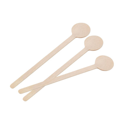 Compostable Wooden Cocktail Stirrer 10cm | Fiesta 4
