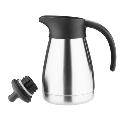 Brushed Stainless Steel Thermos Flask with Screw Cap | Olympia | 0.5L 4