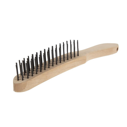 Steel Wire Brush with Wooden Handle 4