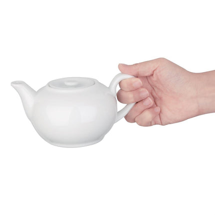 Stackable Teapots 426ml | Olympia Whiteware | Set of 4 3