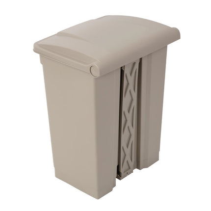 65L Pedal Bin with Airtight Lid | Jantex Beige 2