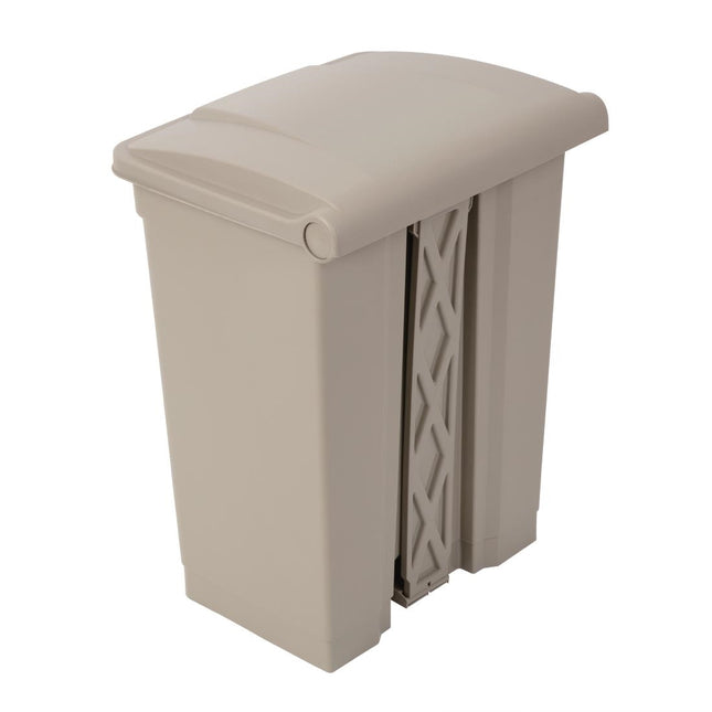 65L Pedal Bin with Airtight Lid | Jantex Beige 2