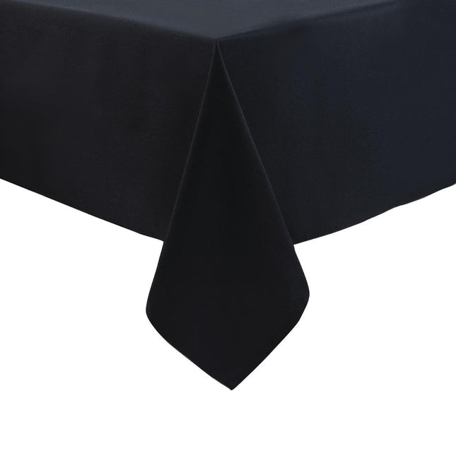 Heavyweight Black Polyester Tablecloth 90x90cm | Mitre Essentials Occasions