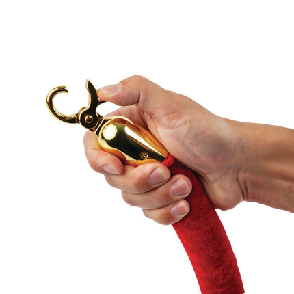 Red Velvet Marker Rope | Bolero | With Zinc or Brass Ends 3
