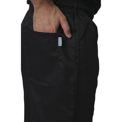 Unisex Chef Trousers Black | Whites Vegas | Size 3XL 4