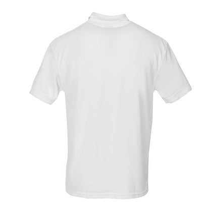 Unisex White Polo Shirt S | Durable Polyester/Cotton Piqué 5