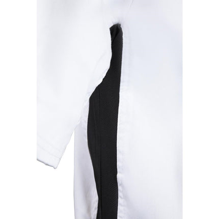 Lightweight Chef Jacket White with Black Contrast | Whites Nevada | XL 10