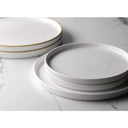 Stonecast White Rimmed Plate 21cm | Churchill 5