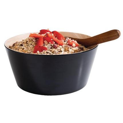 Wood and Black Frida Bowl 150mm Ø 450ml | APS 3
