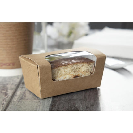 Compostable Kraft Pastry Boxes with Window | Colpac 6