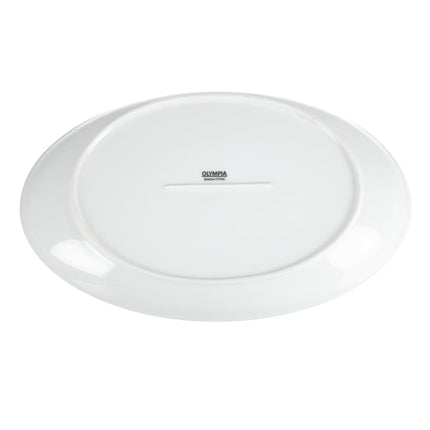 Deep Oval Whiteware Serving Dishes 36.5x23.5cm | Olympia | 2 Pieces 4