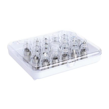 Cake Decorating Set with 26 Stainless Steel Nozzles | Vogue 5
