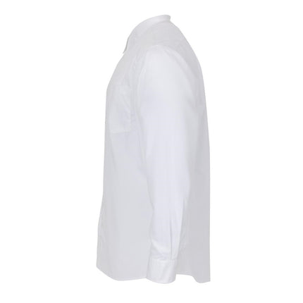 Unisex Long Sleeve White Shirt | Uniform Works Series 4