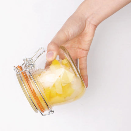 Airtight Preserving Jar with Rubber Seal and Clip | Vogue | 0.5L Capacity 3