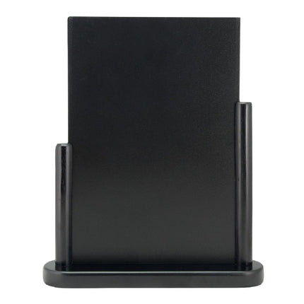 Large Wooden Table Chalkboard with Black Lacquer Finish | Securit Elegant